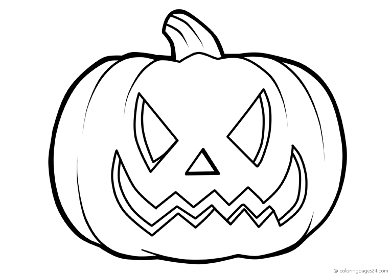 Planse De Colorat Cu Halloween Si Personaje Spooky Colorica